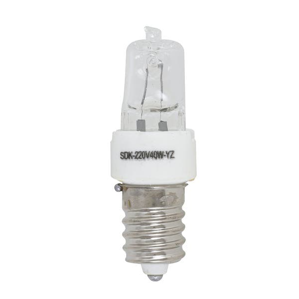 Lâmpada Halógena E14 Geladeira e Fogão 40W Luz Amarela 220V Sadokin