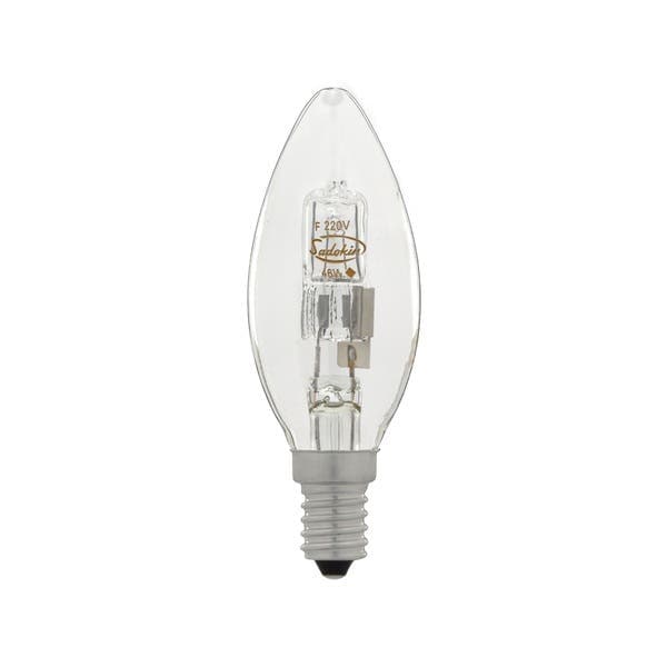 Lâmpada Halógena E14 Vela 46W Luz Amarela 220V Sadokin