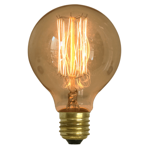 Lâmpada Incandescente de Filamento Globo Luz Amarela 40W GMH 220V