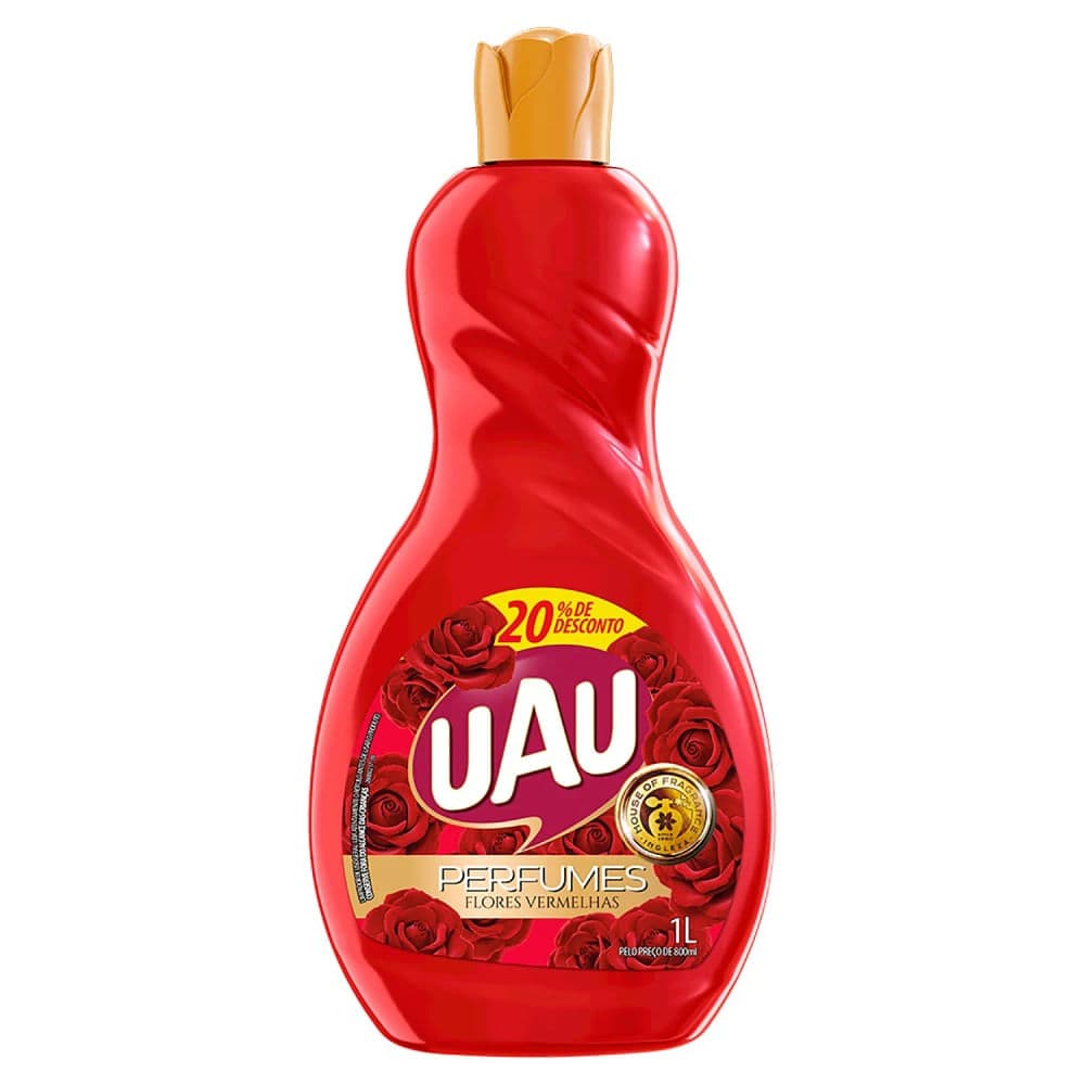 Limpador Perfumado Flores Leve 1l Pague 800mL - Uau