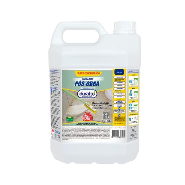 Limpador Pós Obra 5L Duratto