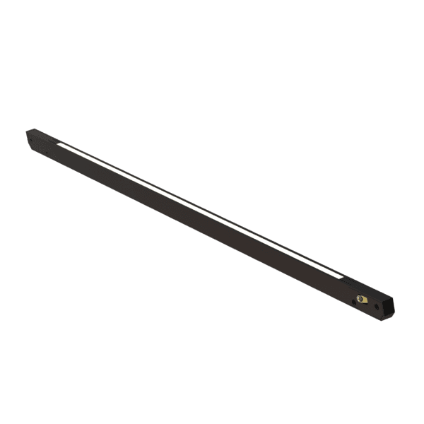 Linear para Trilho Magnético Com Led Amarelo Mini Gaya Preto 24V