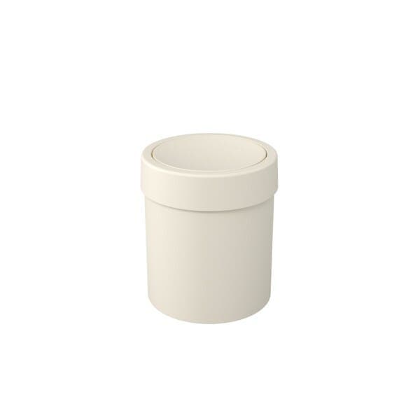 Lixeira 5L Basculante Bege Coza
