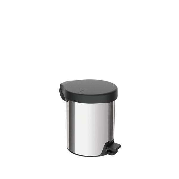 Lixeira 5L Metal Aço Inox Pedal Tramontina