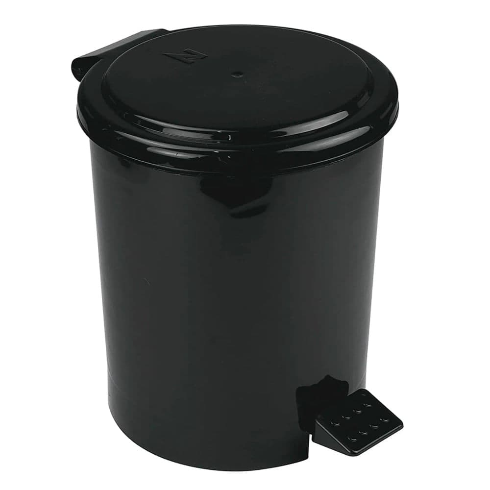 Lixeira com Pedal 7l Preta - Nitron