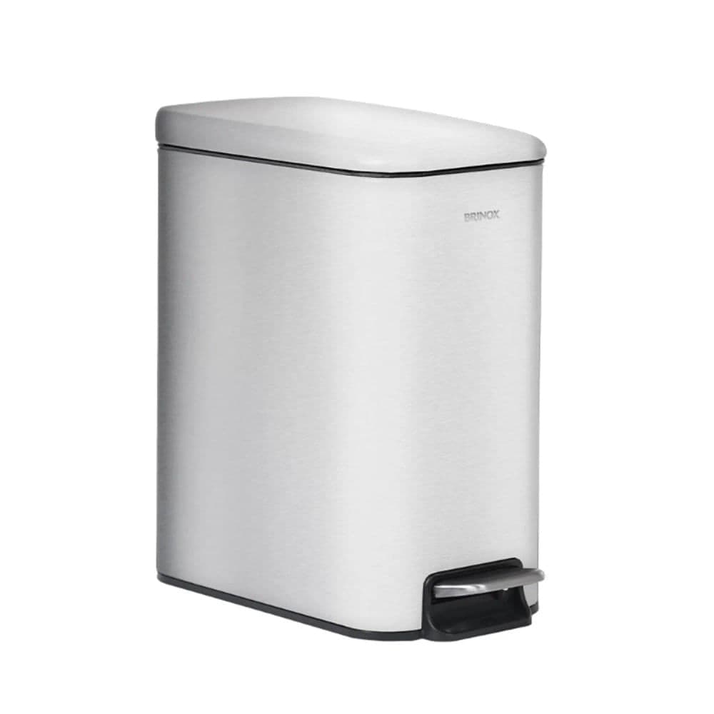 Lixeira com Pedal Matte 5l Inox - Brinox