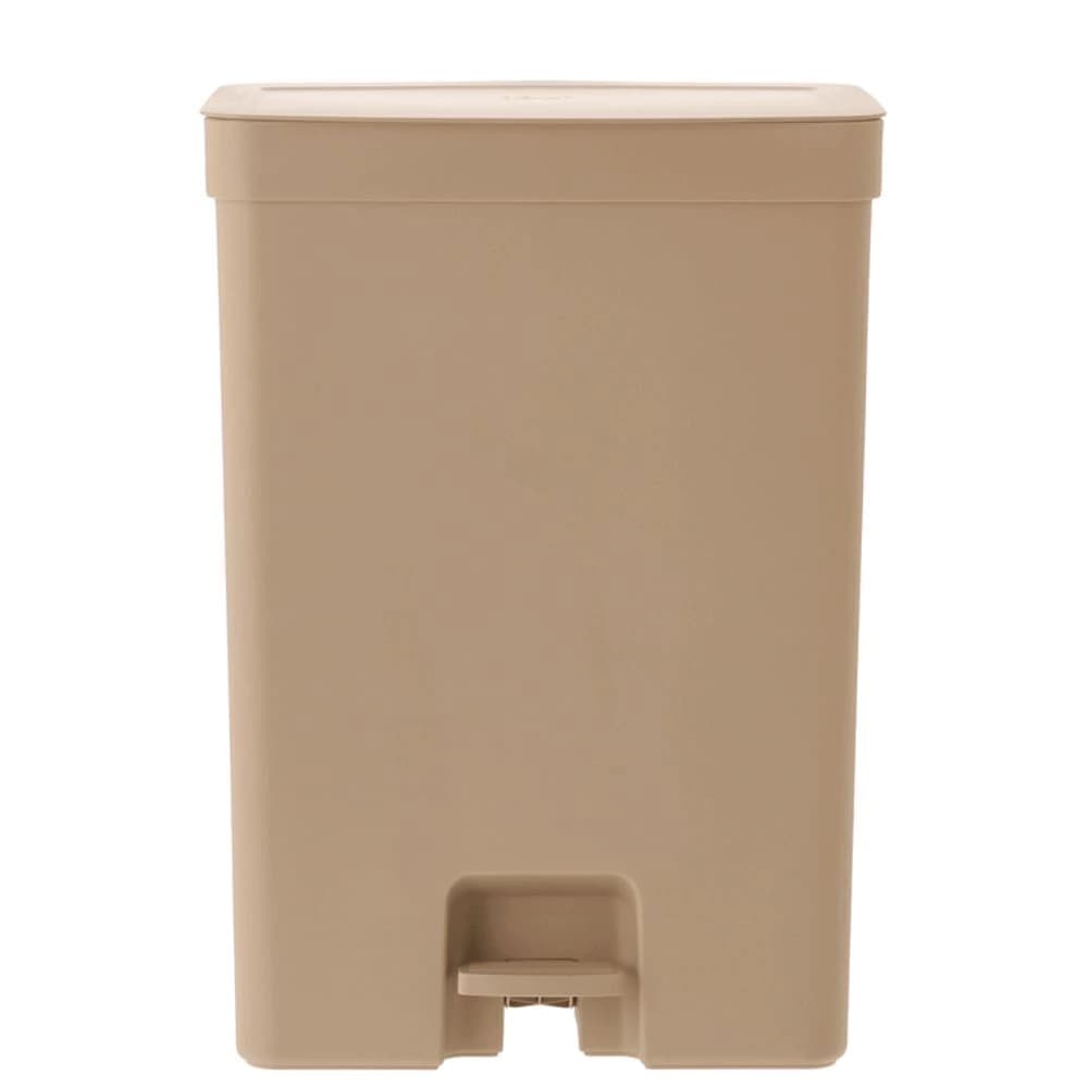 Lixeira com Pedal ou Trium Bege 50l