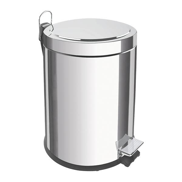 Lixeira Multiuso 3L Metal Cinza com Pedal Teec Tramontina