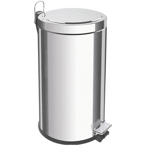 Lixeira Multiuso Inox Prata 20L Pedal Tramontina