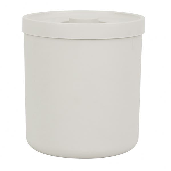 Lixeira para Banheiro 6L Plástico Manual Bege Ou
