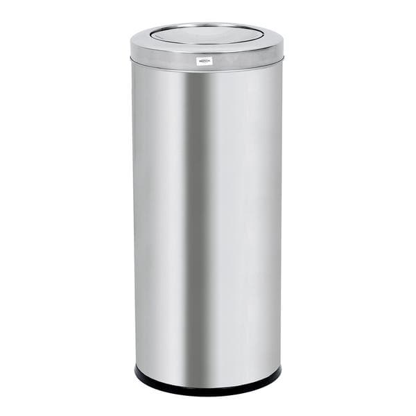 Lixeira para Cozinha 28L Aço Inox 304 Basculante Prata Brinox