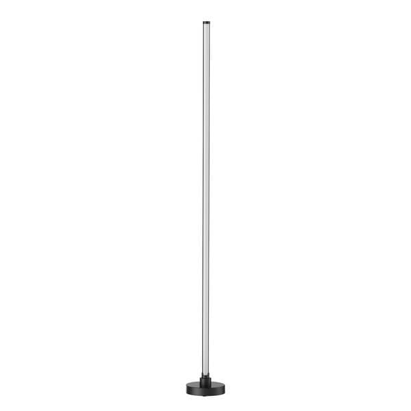 Luminária de Chão Preto Metal com 3 Tons de Luz 1,4m Inspire