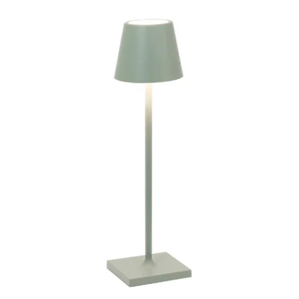 Luminária de Mesa Zafferano Poldina Micro Salvia 27cm