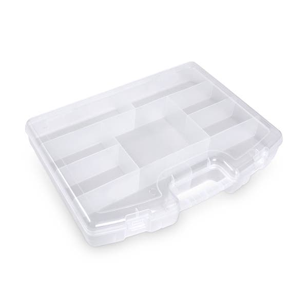 Maleta Plástico Transparente 5,5x27,5 cm Usual Utilidades