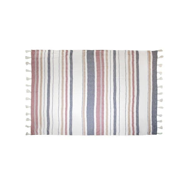 Manta Abigail Natural 1,80x1,40m Artesanal Teares
