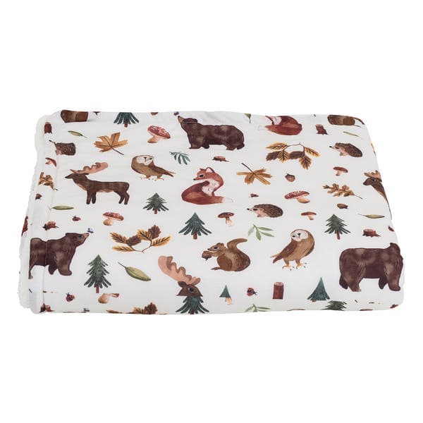 Manta Infantil Bosque 90x150cm The Mini Forest