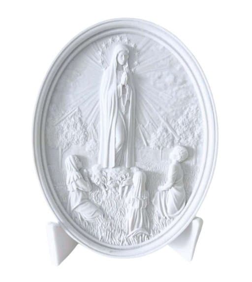 Medalha N.Senhora De Fátima com Pastorinhos Vigore Art Decor 25cm