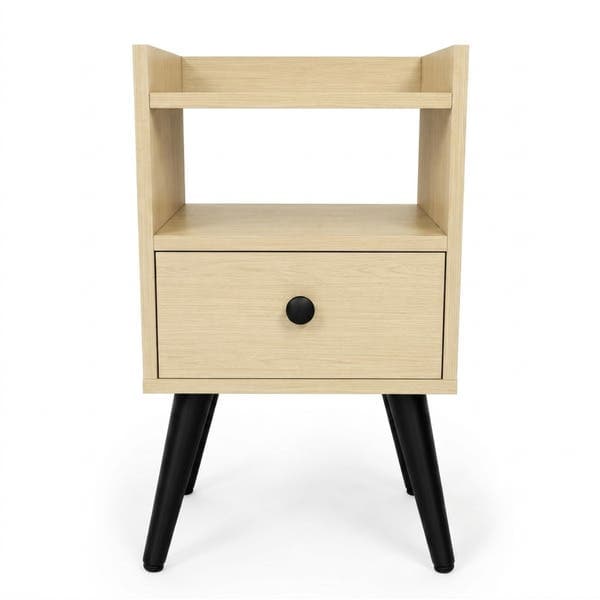 Mesa de Cabeceira 60x34x29cm MDP Maraú com Gaveta Bemfixa