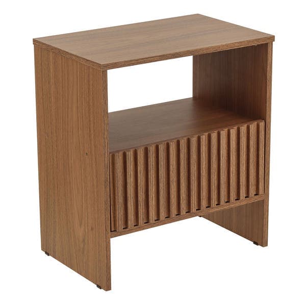 Mesa de Cabeceira Mariah Ripado 50 Freijó Astral Design