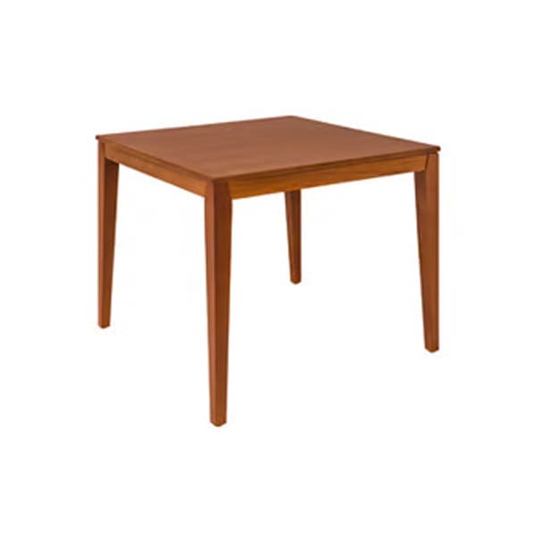 Mesa de Jardim Madeira London Quadrada 80cm Amarela