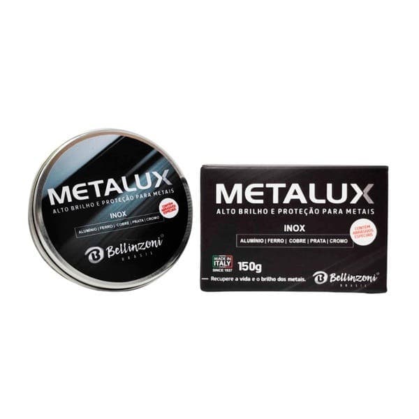 Metalux para Brilho e Proteção de Metais 150g Bellinzoni