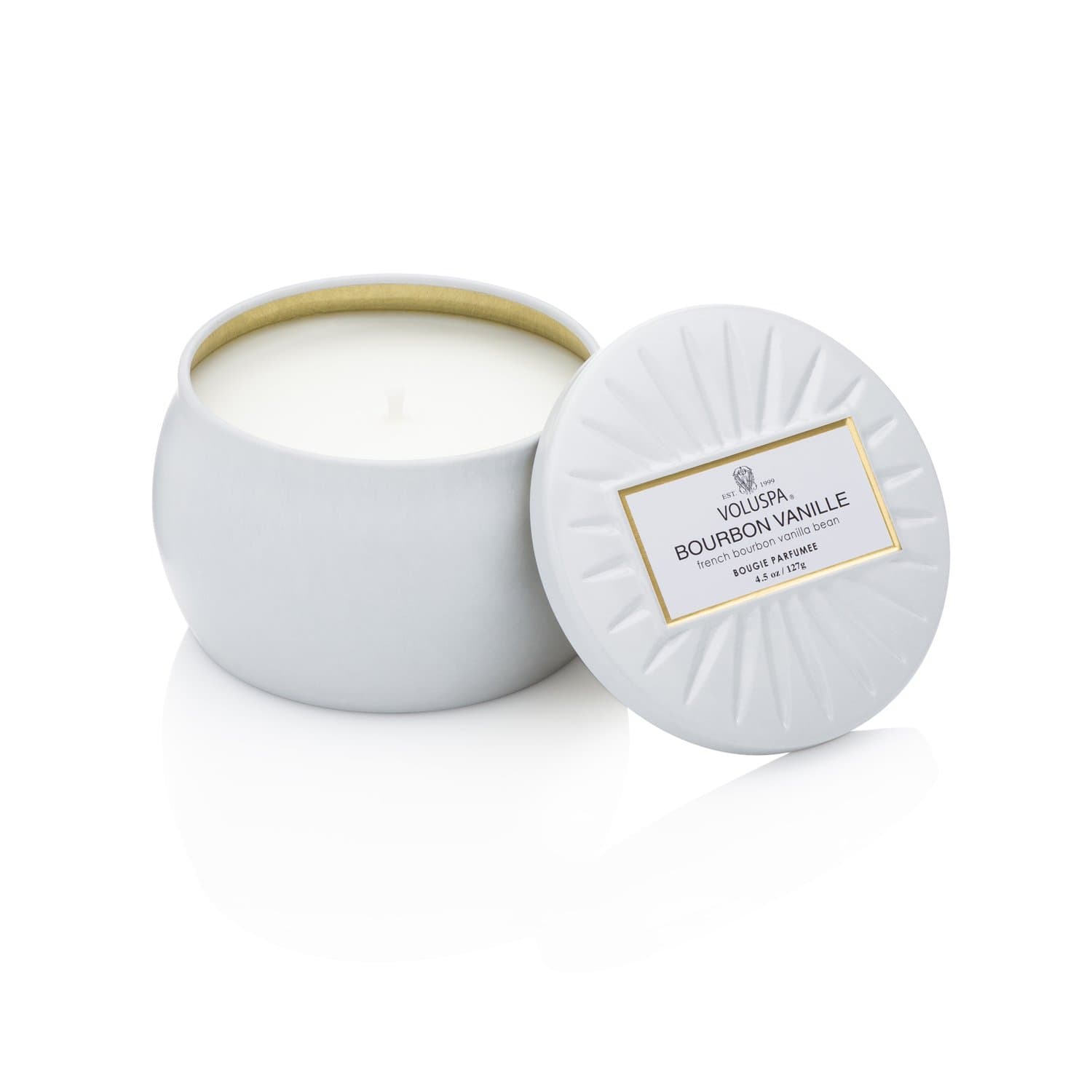 Mini Vela Lata Bourbon Vanille Voluspa 25 Horas