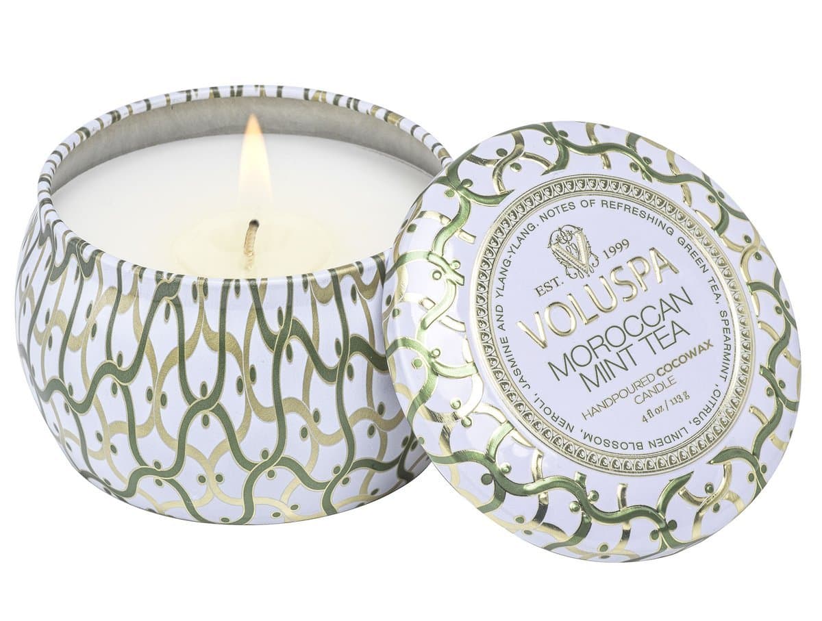 Mini Vela Lata Moroccan Mint Tea Voluspa 25 Horas