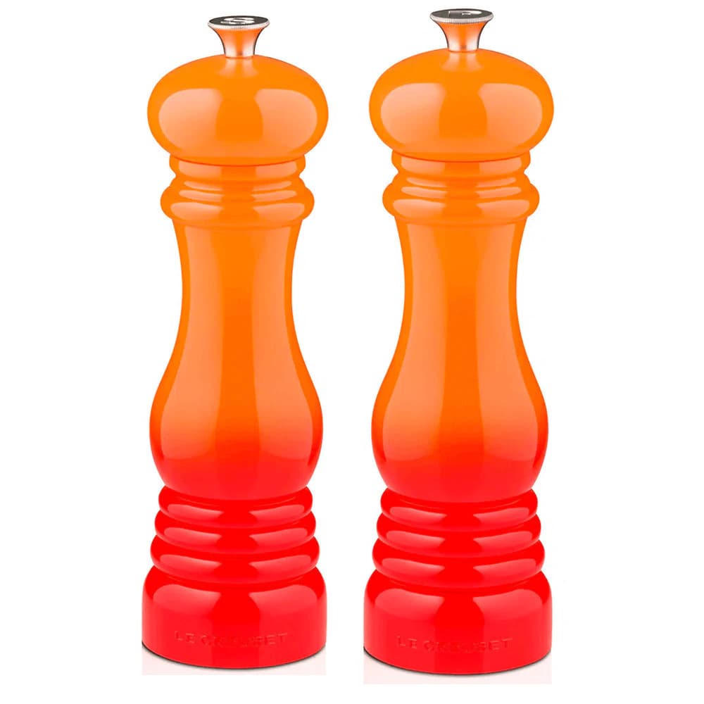 Moedor de Sal e Pimenta Le Creuset Laranja 21CM 2PÇS