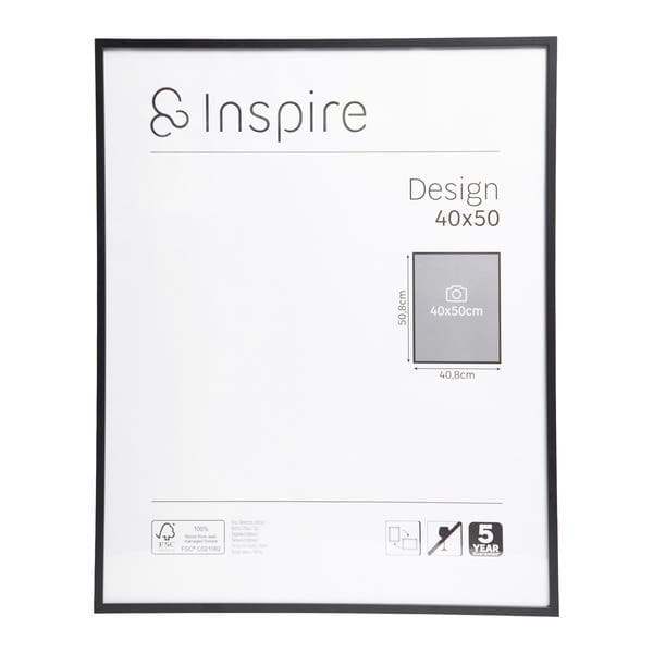 Moldura Design Preto 40x50cm Inspire