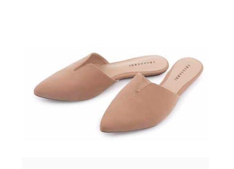Mule Nobuck Tamanho 36 Nude Trussardi