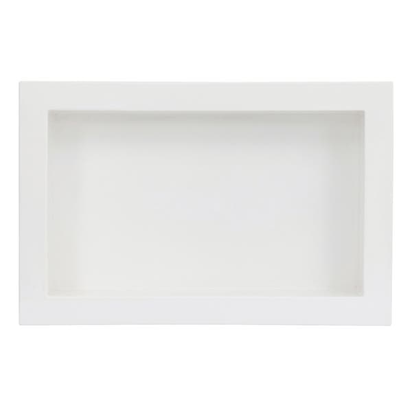 Nicho para Banheiro Plástico de Embutir 30x60x8cm Branco Metasul