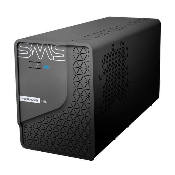 Nobreak 600VA Lite 220V 4 Tomadas Preto SMS