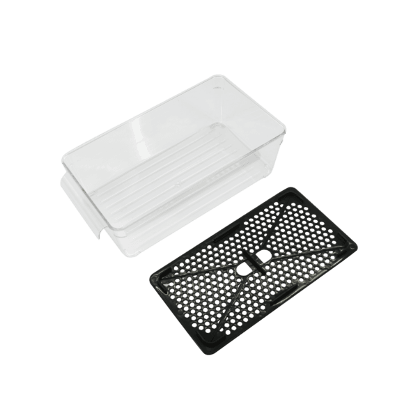Organizador de Geladeira Transparente 10x17,4x32,1cm Delinia