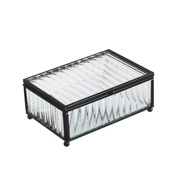 Organizador de Joias Metal Preto 6x10x15cm