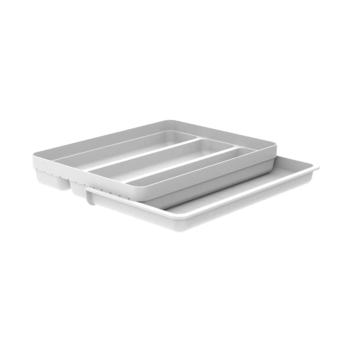 Organizador de utensílios com extensor Ou Linha Logic — Branco