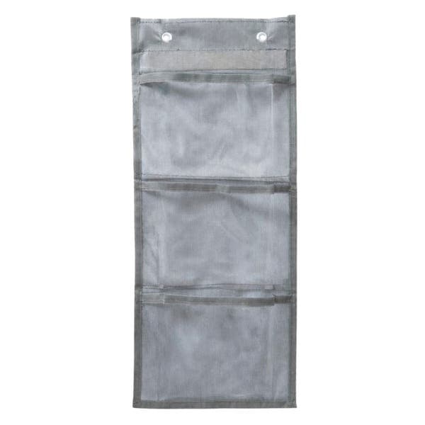 Organizador Suspenso Tecido Cinza 50x20x3cm 3 Divisões Util UD