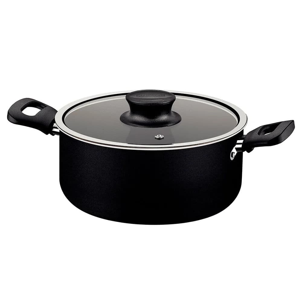 Panela Caçarola Tramontina Antiaderente Formia Preta 24cm