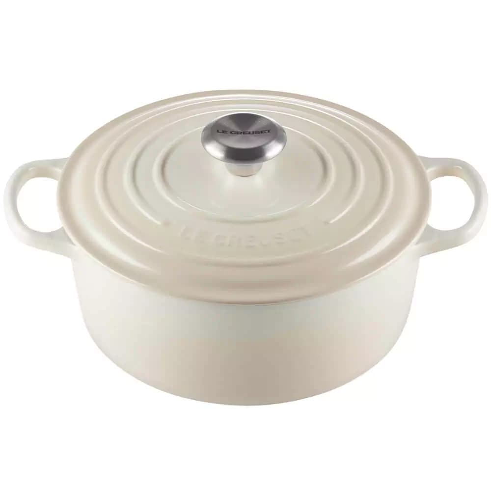 Panela de Ferro Le Creuset Signature Meringue 22cm