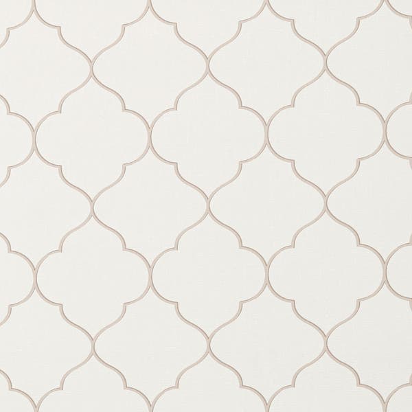 Papel de Parede TNT Bastien Arabesco Branco 53cmx10m Inspire