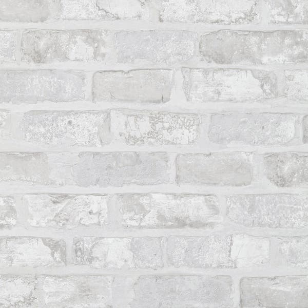Papel de Parede TNT Tijolo Branco 53cmx10m Inspire