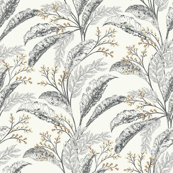 Papel de Parede Vinílico Nava Branco 0,53x10,5m Inspire
