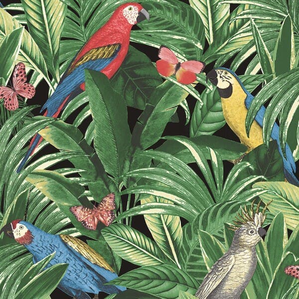 Papel de Parede Vinílico Unique Verde Natureza 10x0,53m Wiler-K