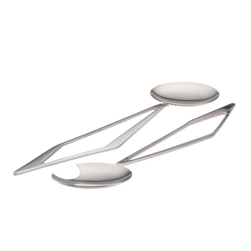 Par de Talheres para Salada Sava Riva Inox