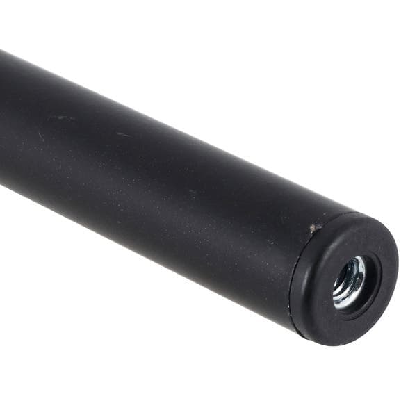 Pé para Móveis Aço 25cm até 40kg Preto Cilíndrico