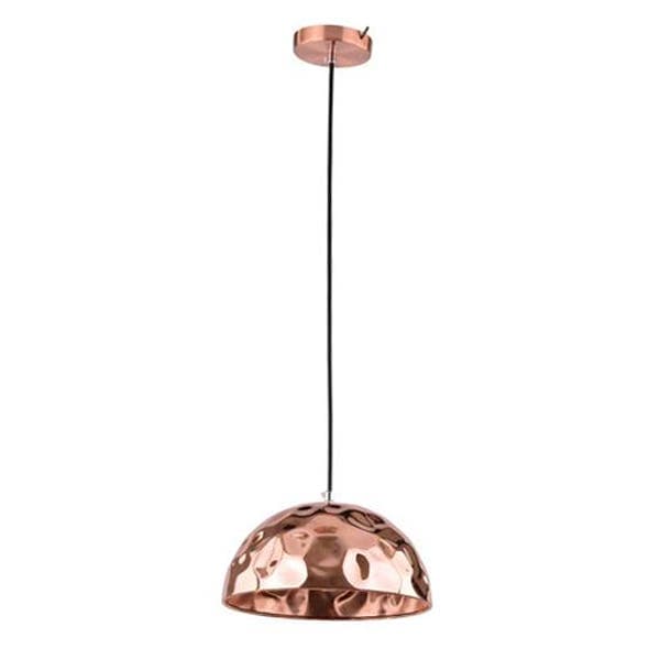 Pendente 1 Lâmpada Laranja Metal Hanma 3025 Taschibra