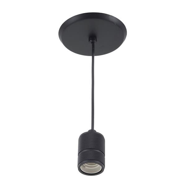 Pendente 1 Lâmpada Metal Preto Ring 6152 Pantoja & Carmona