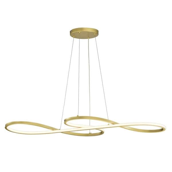 Pendente Anéis Alumínio Gold Space LLUM Bronzearte