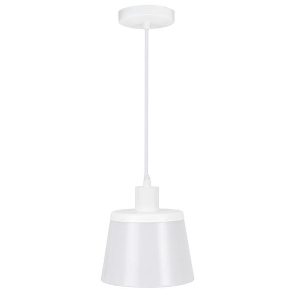 Pendente Externo 1 Lâmpada Metal e Plástico Branco Ayos Inspire
