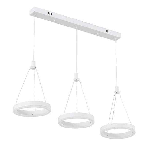 Pendente LED Metal Branco 40W 3000K 1080lm Constelação Gmh