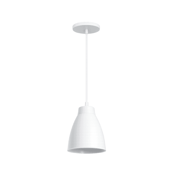 Pendente Redondo 1 Lâmpada Branco Basic